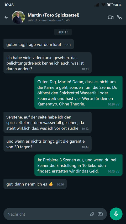 Ein Skeptiker fragt, was daran anders ist als bei einem Videokurs